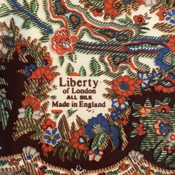 Vintage - Liberty of London Silk Scarf - Picture 2 of 5